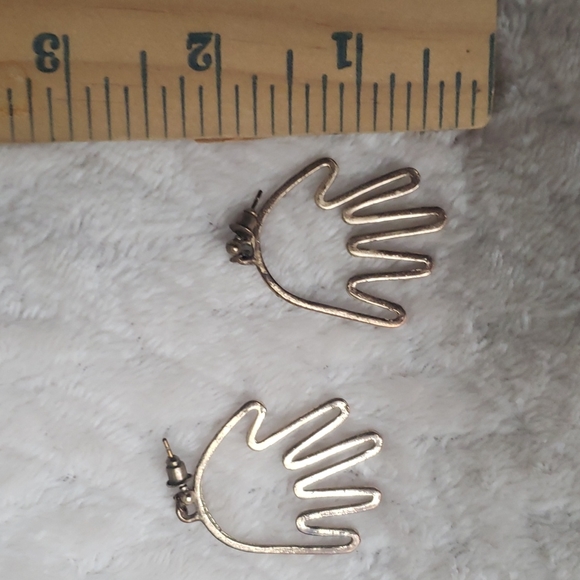 ๐ค 3/$15 Handsy Earrings - Picture 3 of 3